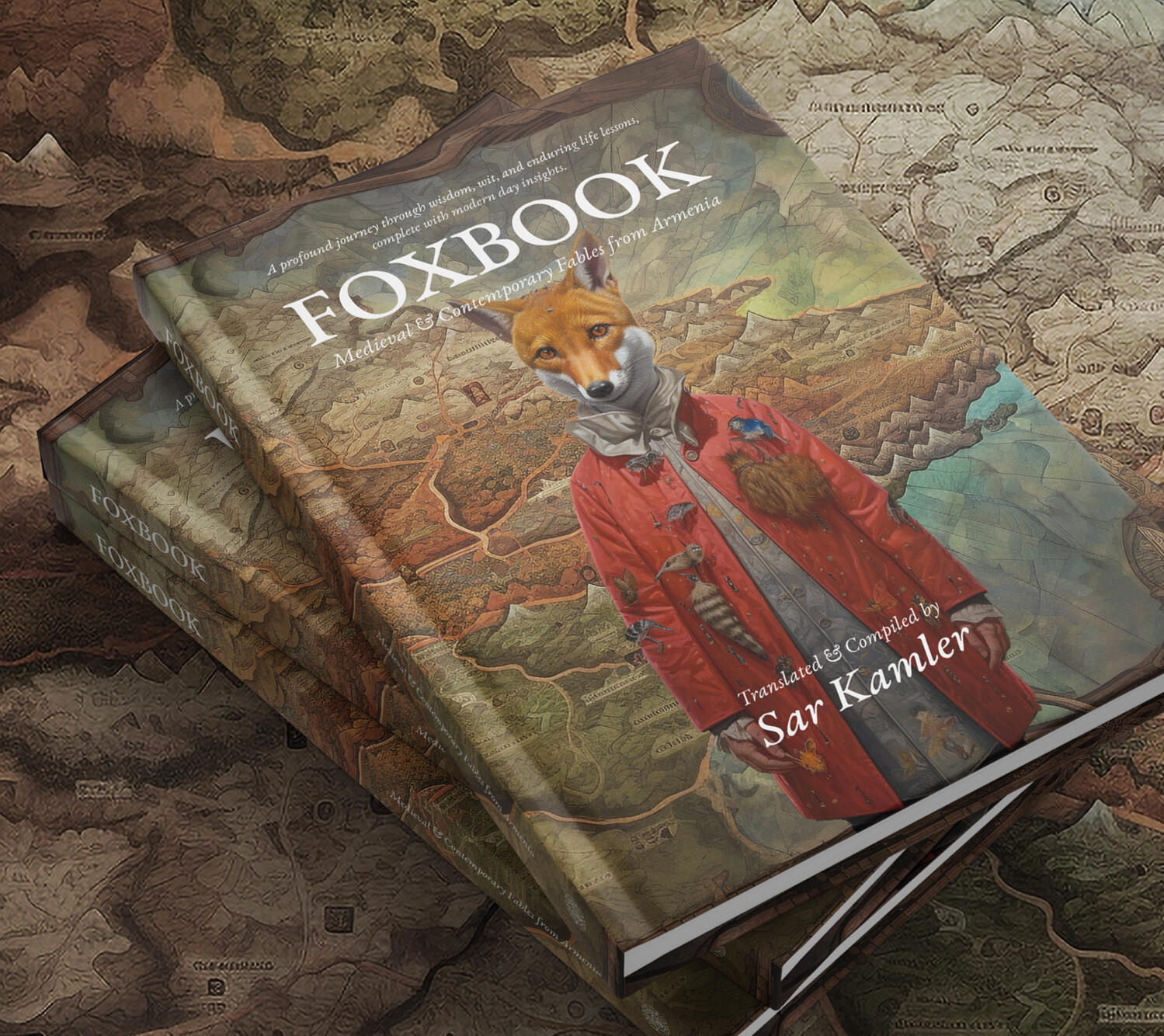 Sample pages from Foxbook: Medieval & Contemporary Fables from Armenia